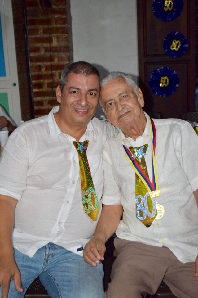 Los cumpleañeros, Humberto Ortiz Fernández y Fabio Armando Ortiz Reyes.