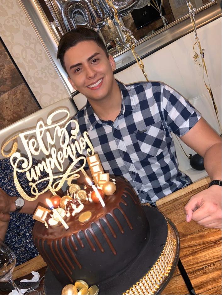 El cumpleañero, Christian Camilo Vásquez Barrios.