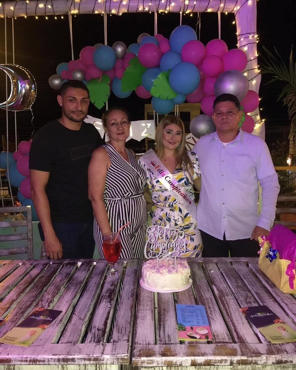 Paulo Cerquera, Paula Cerquera, Magnolia Pérez y Juan Paulo Cerquera