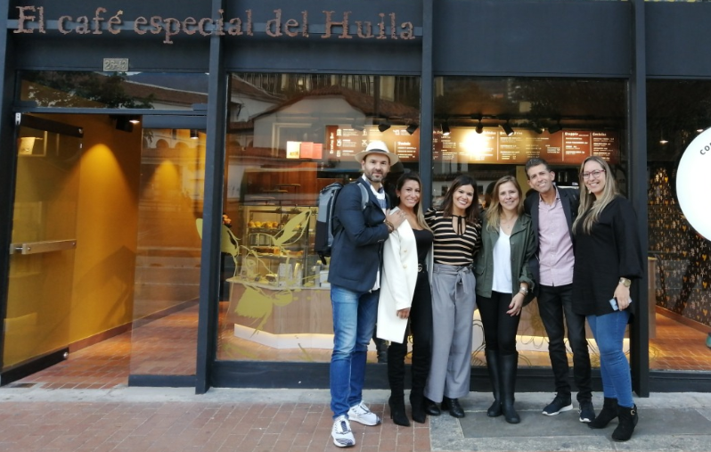 Inauguración de la tienda de café Soca.