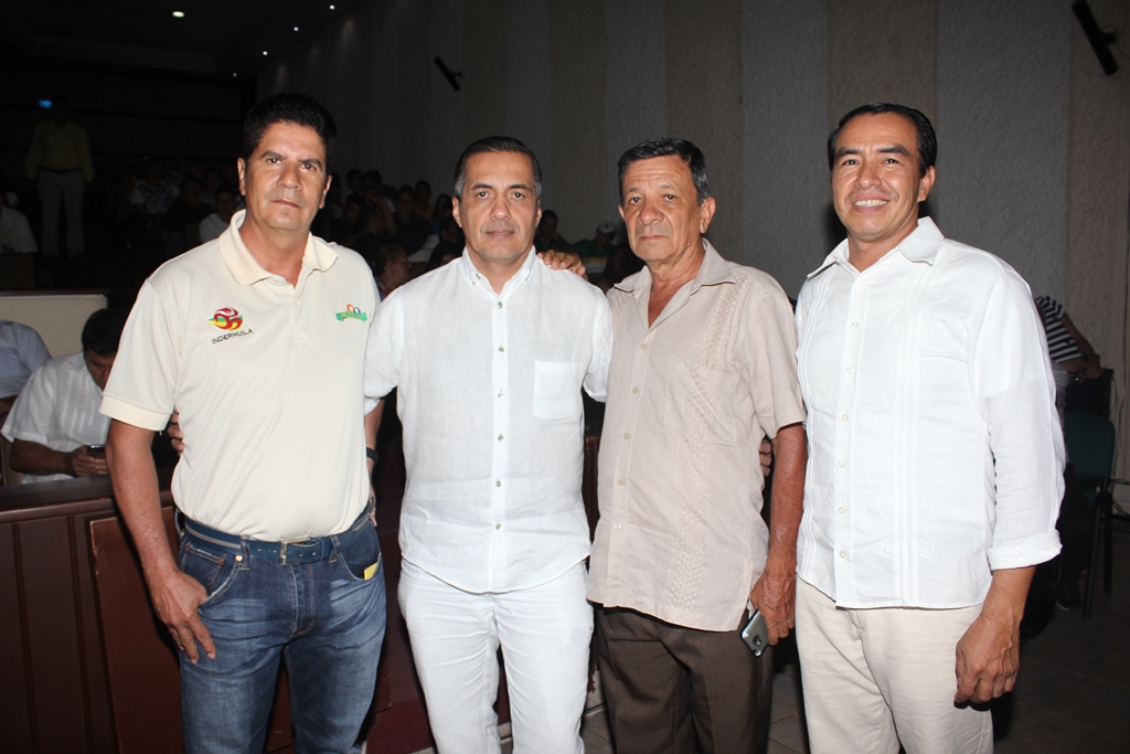 Alfonso Quintero,  Carlos Rodríguez,  Rosendo Trujillo y Francisco Torres.