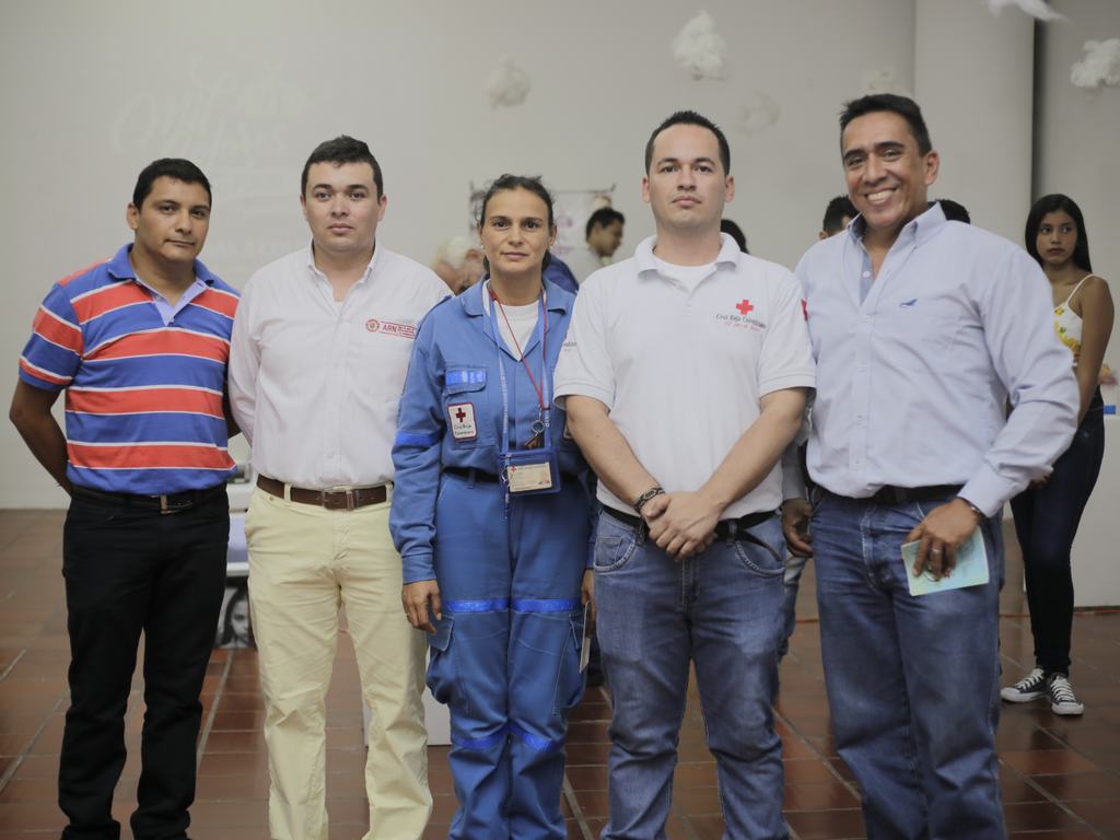 Andrés Campo, Juan Manuel Trujillo, Liliana Gómez, Cristian Solano y Henry Chávarro.