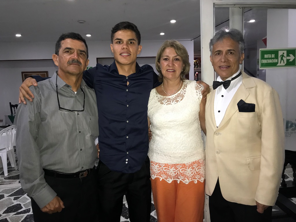 Carlos Soto, Juan José Soto, Esperanza Ruíz y Eduardo Barón.