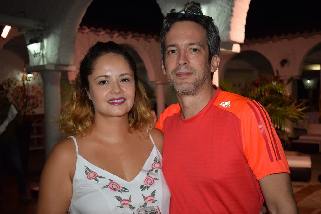 Carolina Hermosa y Andrés Liévano.