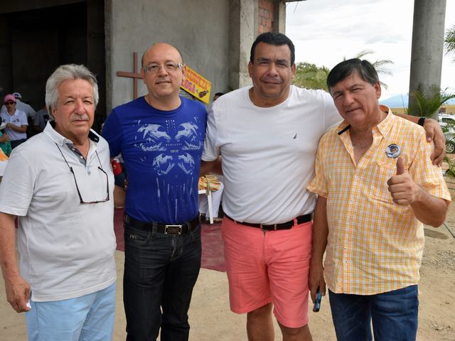 Cheo Motta,  Iván Bustos, Pocho Sánchez y Jorge Rodríguez.
