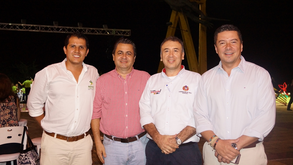 Cristian Polanco, Juan  Murgueitio, Carlos Yepes y Javier Cabrera.