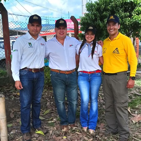 Darío Cuéllar, Carlos Rodríguez, María Angélica Aguirre y Daniel Chica.