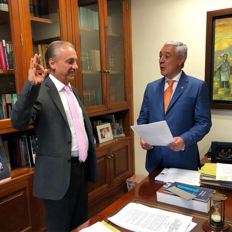 Eduardo Rujana y Alberto Yepes.