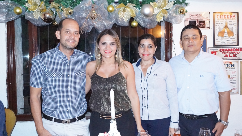 Gustavo Andrade, Ana María Molina, Nohora Narváez y Jonatán Cardozo.