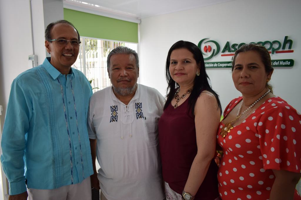 Israel Silva, Yael Garaviño, Carmen Cardona, Sandra Charry.