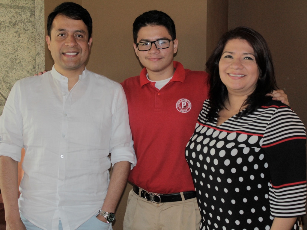 Jair Montenegro, Germán Giraldo y Andrea Mora.