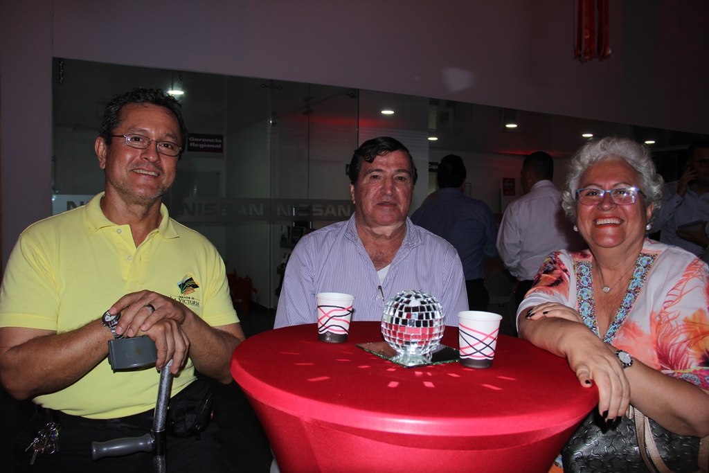 Jesús Rojas,  Francisco Sefair y Nubia Rojas.