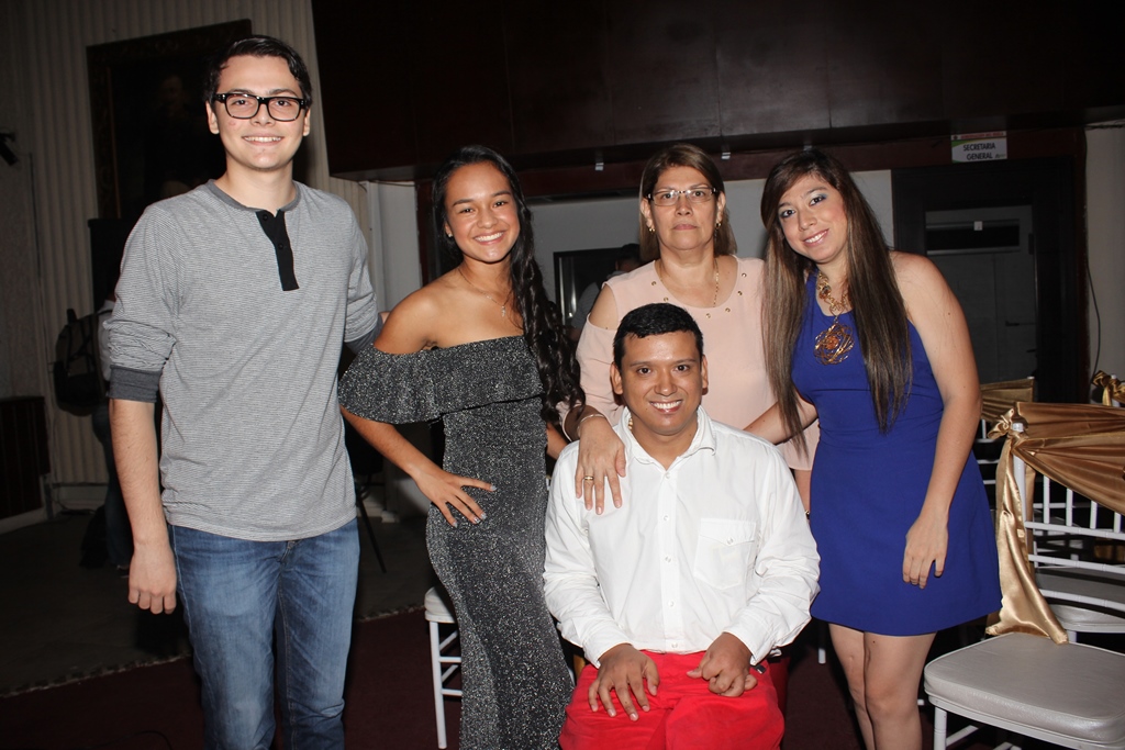 Jordan Cardozo, Camila Torrez, Clara Tovar, Elkin Salas y Briggite Vidal.