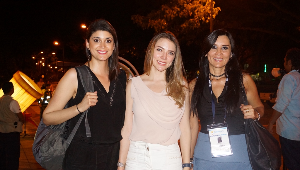 Kelly García, Lina Sánchez y Zaida Bernal.