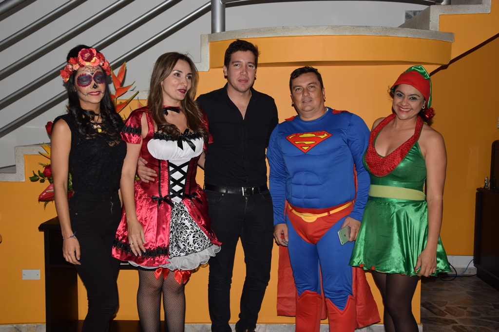 Laura Ocampo, Gloria Amaya, Juan David Pinzón, Jaime Tamayo y Fanny Montenegro.