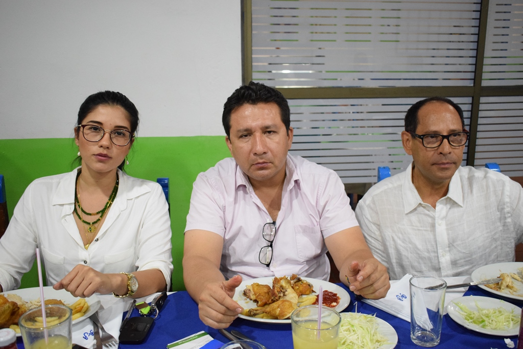 Marcía Otálora, Carlos Ortiz y Mauricio Marroquín.