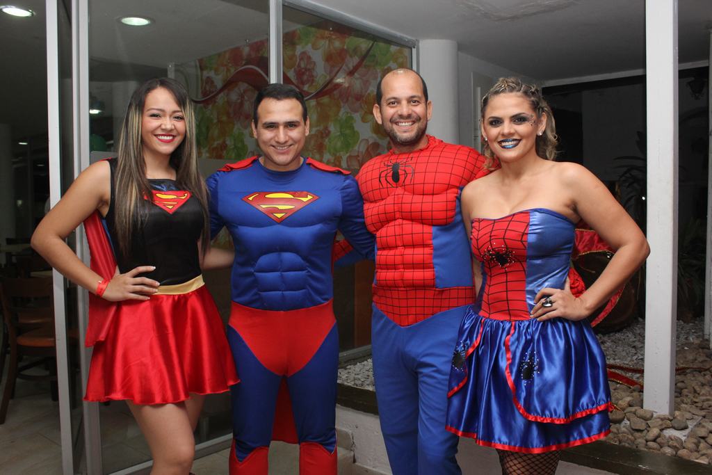 Mayra Perdomo, Omar Díaz, Ana María Molina y Gustavo Andrade.