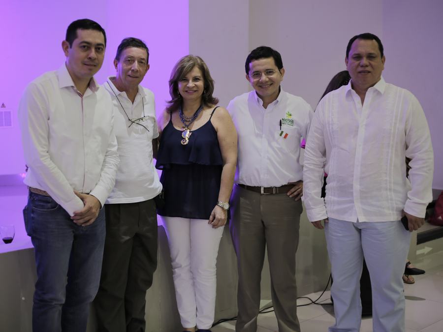 Miguel Andrade, Pedro Tinjacá, Luz Gutierrez, Alfredo Vargas, Jimmy Puentes.