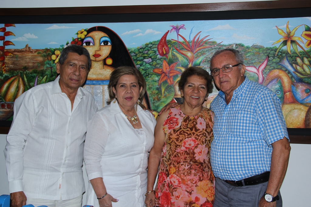 Nestor Trujillo,  Dora Rodríguez, Aracely Bríñez y Orlando Ramírez.