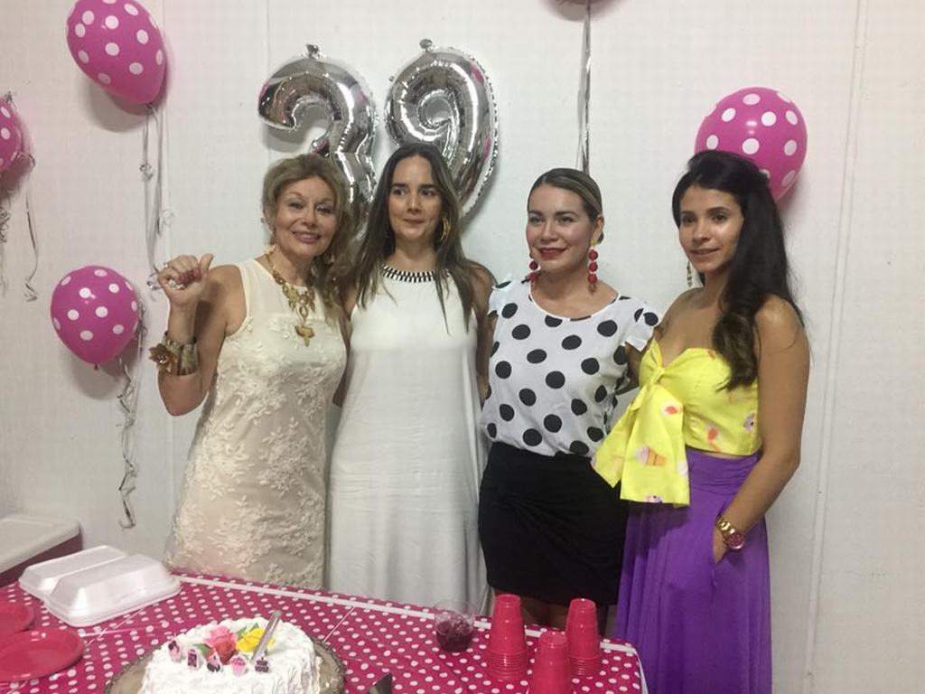 Rosario Cabrera, Milana Polanco, Xio Pérez y Catalina Camargo.