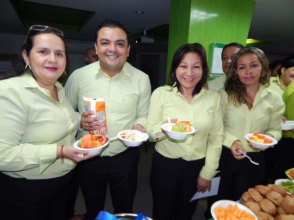 Yeny Pérez, Diego Tovar, Olga Galindez y Milena Sánchez.