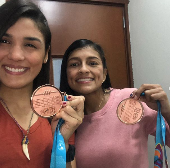2.	Neivana Andrea Olaya conquist&oacute; hist&oacute;rica medalla de bronce para el Huila en unos Juegos Panamericanos.